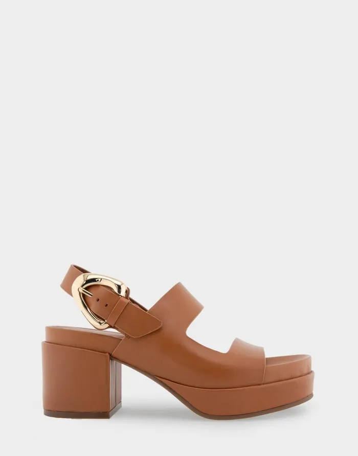 Aerosoles Comfortable Women039s Asymmetrical Molded Footbed Platform Sandal In Tan Leather Tan Leather Women Clogs and Mules Aerosoles Comfortable Women039s Asymmetrical Molded Footbed Platform Sandal In Tan Leather Tan Leather Women Clogs and Mules