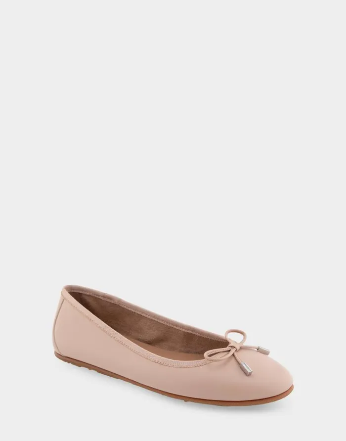 Aerosoles Comfortable Women039s Ballet Flat In Cipria Leather Cipria Leather Women Clogs and Mules