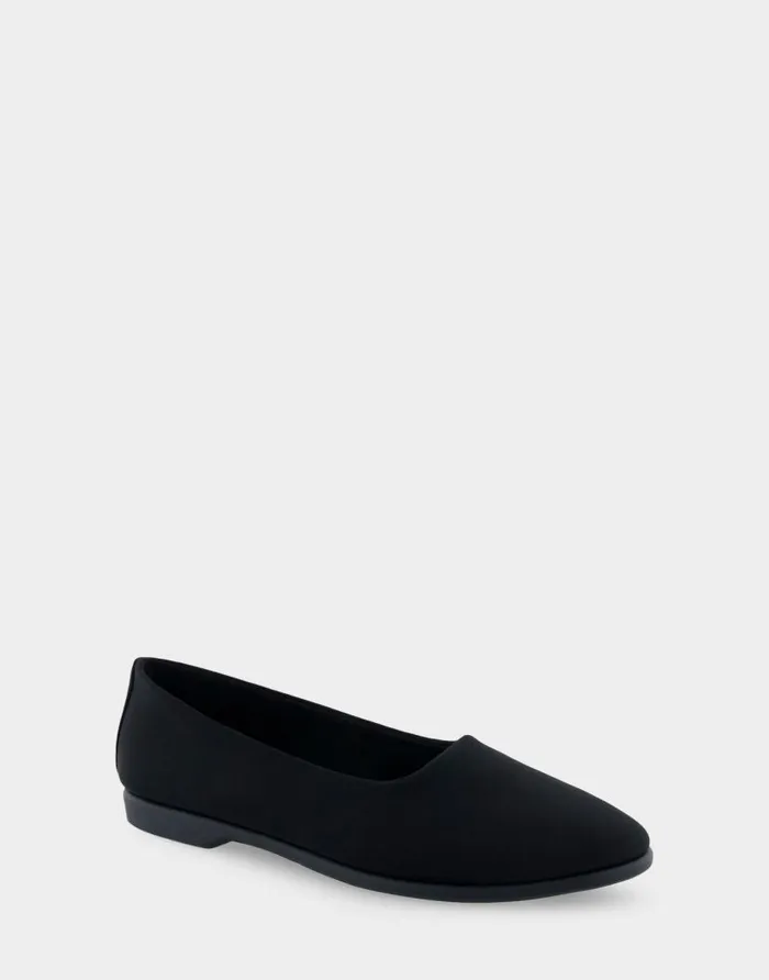 Aerosoles Comfortable Women039s Flat In Black Genuine Suede Black Genuine Suede Women Dress