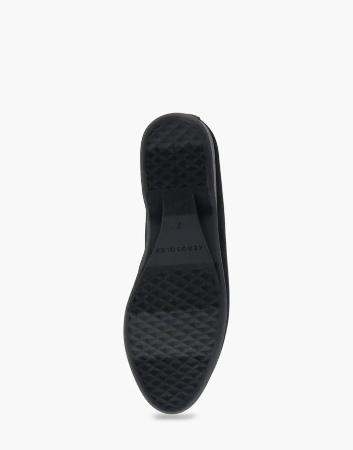 Aerosoles Comfortable Women039s Flat In Black Stretch Fabric Stretch Fabric Black Stretch Fabric Women Ballet