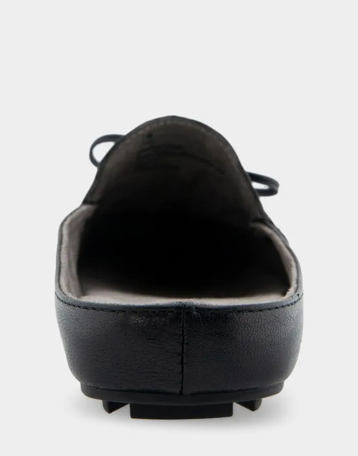 Aerosoles Comfortable Women039s Slip On Driver In Black Leather Black Leather Women Loafers