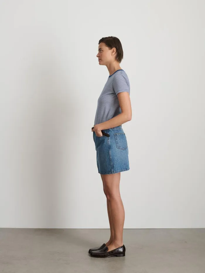 Alex Mill Dresses Skirts Women Andie Mini Skirt In Denim Copenhagen Medium Wash