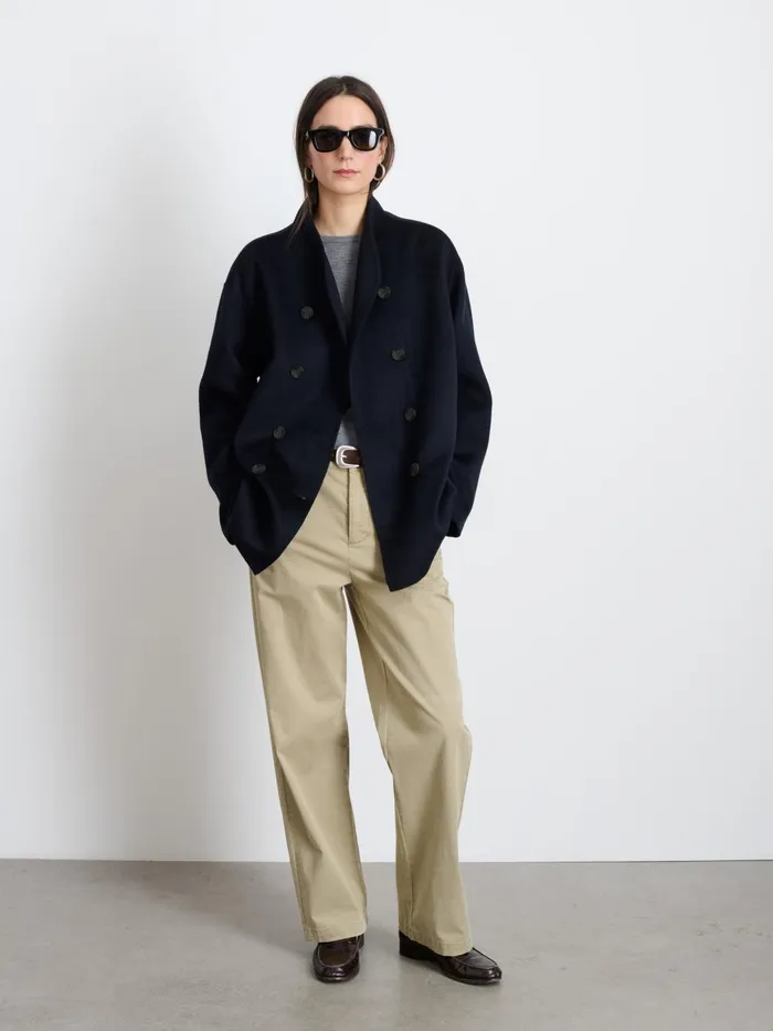 Alex Mill Jackets Outerwear Women Sophia Coat In Wool Dark Navy