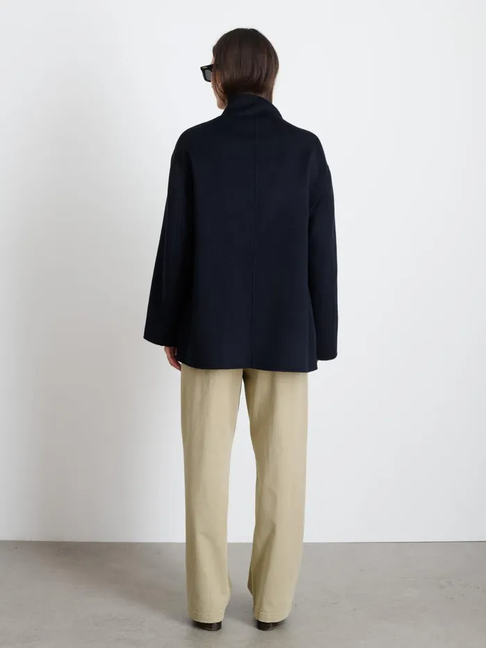 Alex Mill Jackets Outerwear Women Sophia Coat In Wool Dark Navy