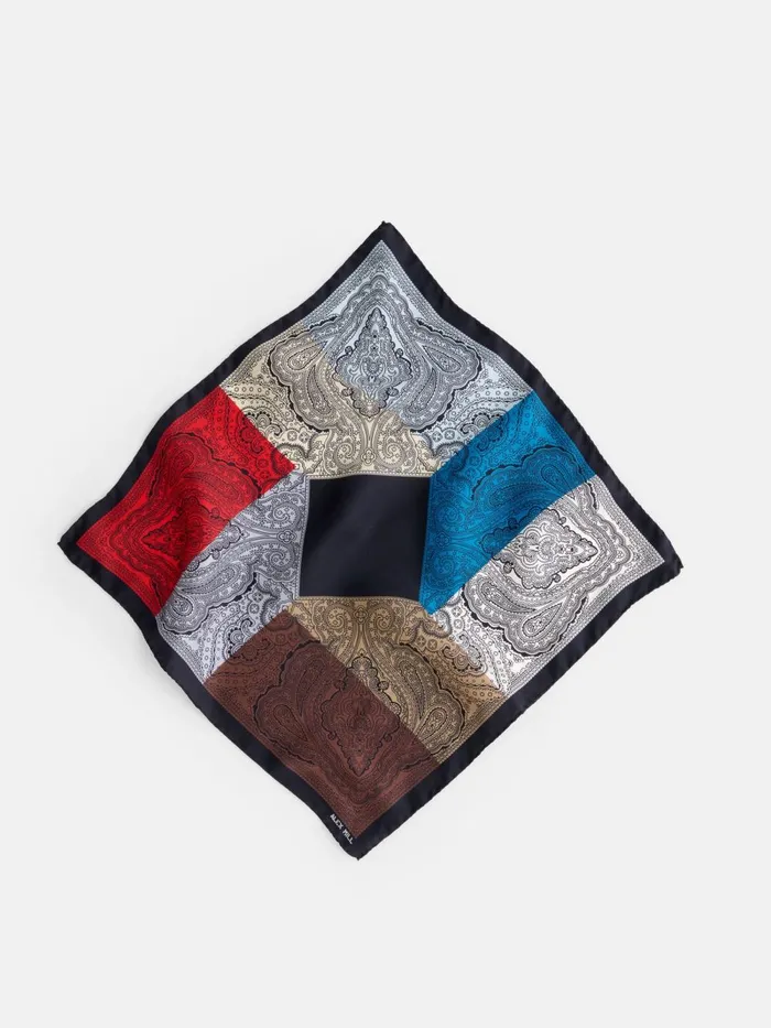 Alex Mill Men Italian Diamond Paisley Scarf In Silk