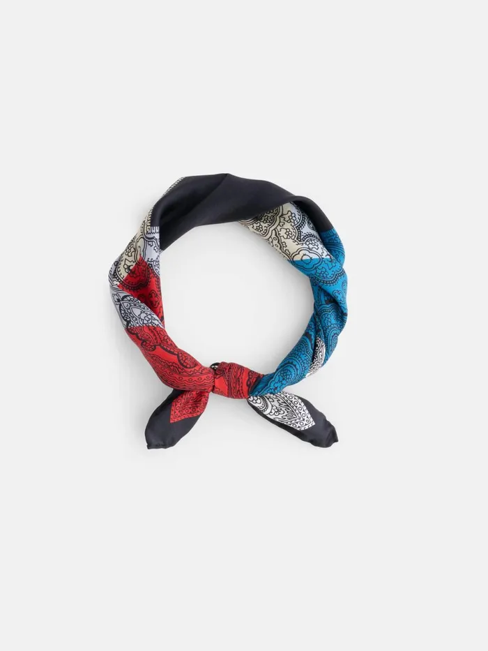 Alex Mill Men Italian Diamond Paisley Scarf In Silk