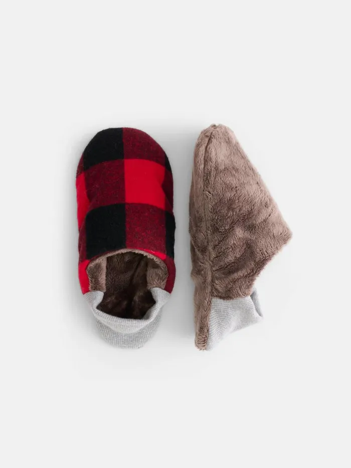 Alex Mill Pajamas Slippers Women Buffalo Check House Shoes