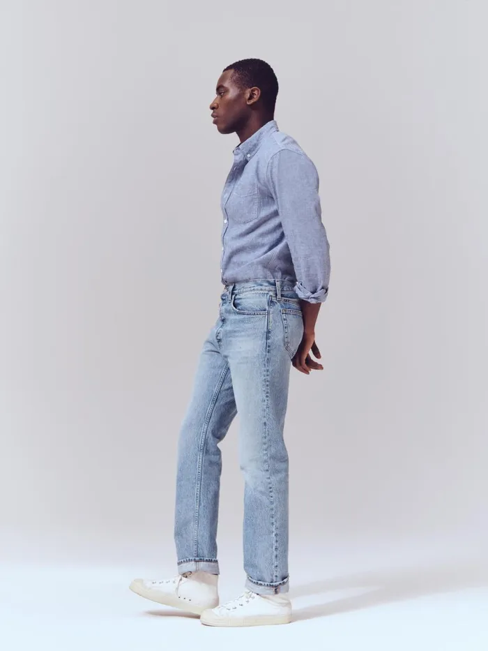 Alex Mill Pants Men Am Original 5 Pocket Jean Vintage Light Indigo