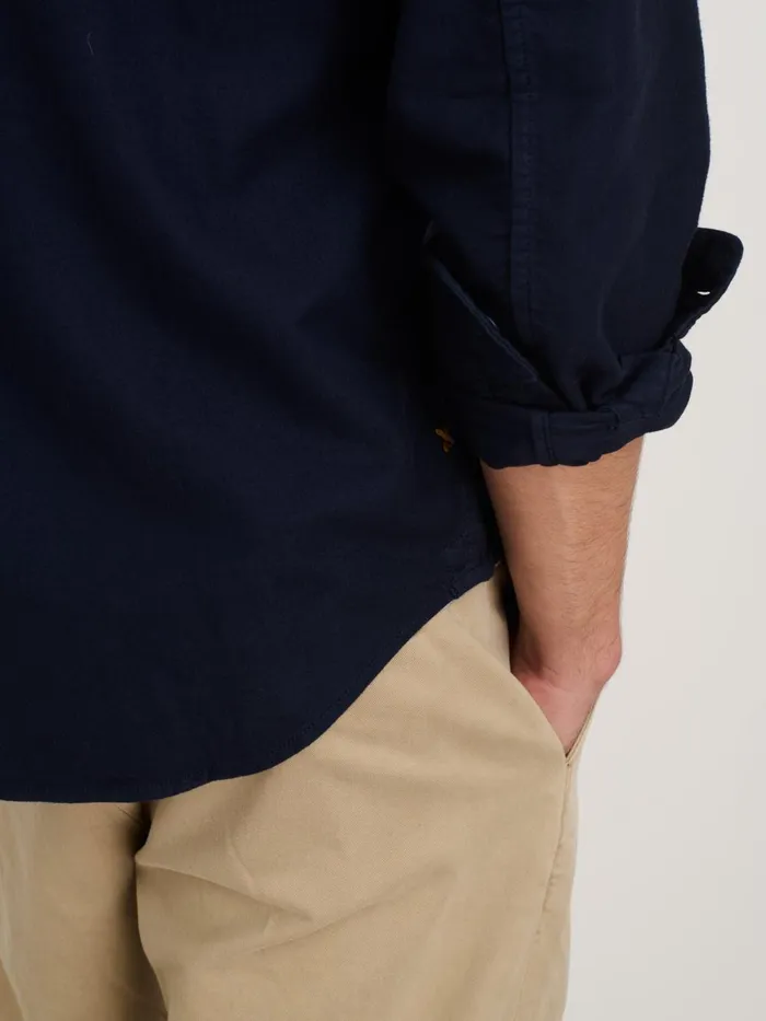 Alex Mill Shirts Men Highland Shirt In Chamois Navy