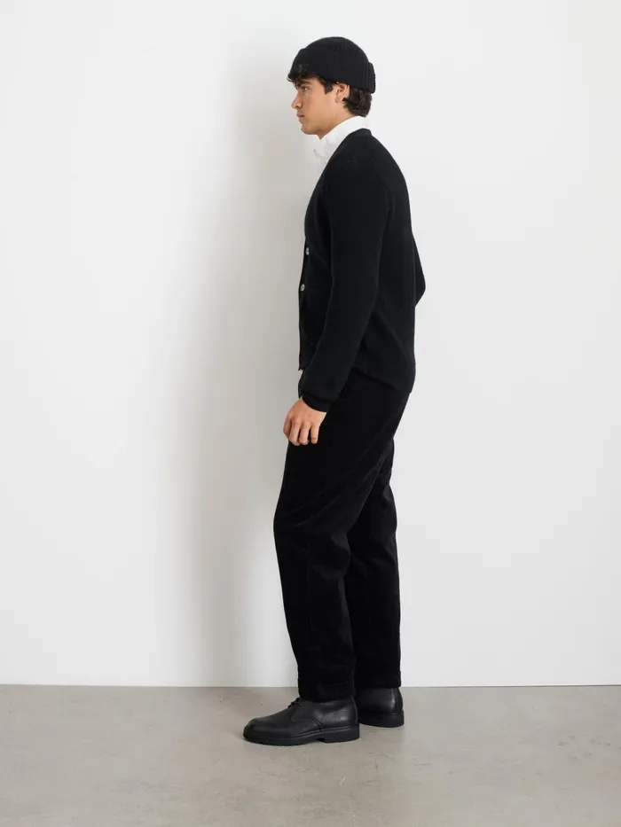 Alex Mill Sweaters Sweatshirts Men Samuel Cardigan In Wool Black