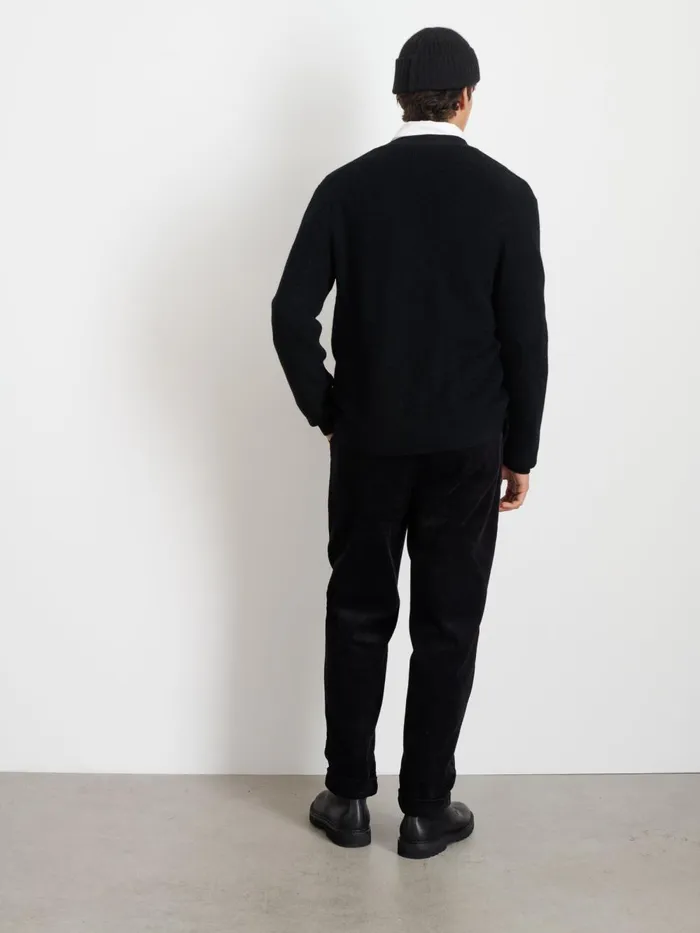 Alex Mill Sweaters Sweatshirts Men Samuel Cardigan In Wool Black