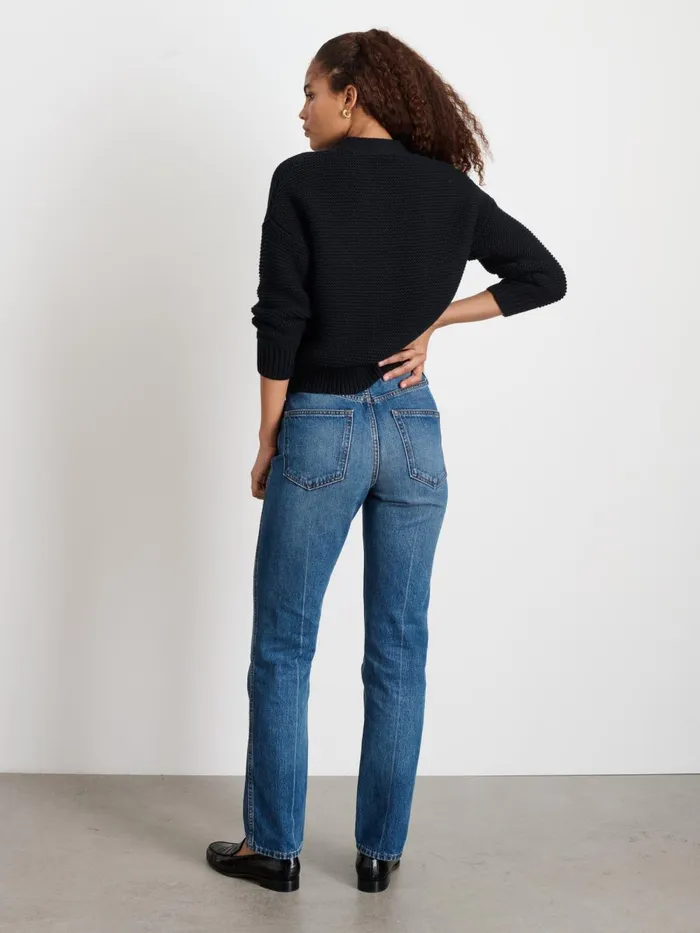 Alex Mill Sweaters Women Nico Cardigan In Cotton Black