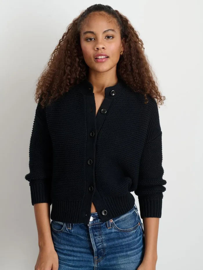 Alex Mill Sweaters Women Nico Cardigan In Cotton Black