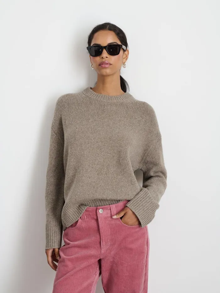 Alex Mill Sweaters Women Nottinghill Sweater In Wool Walnut Alex Mill Sweaters Women Nottinghill Sweater In Wool Walnut