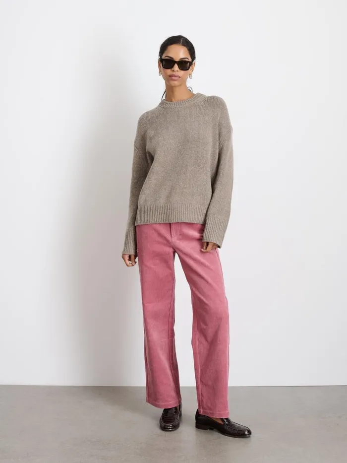 Alex Mill Sweaters Women Nottinghill Sweater In Wool Walnut Alex Mill Sweaters Women Nottinghill Sweater In Wool Walnut