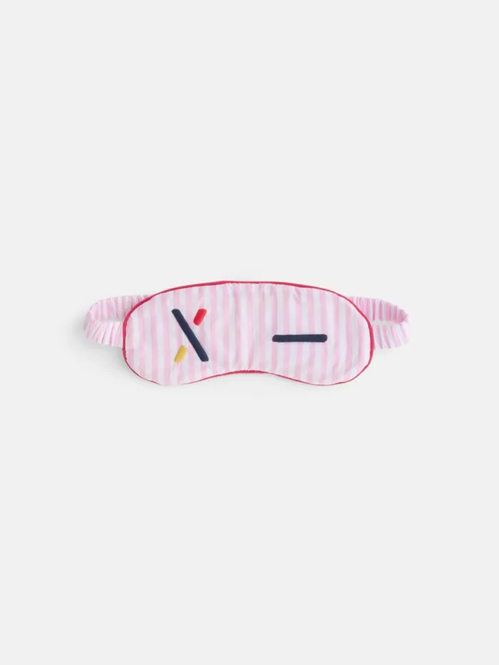 Alex Mill Women P039jimmies Sleep Mask In Stripe Pink Stripe