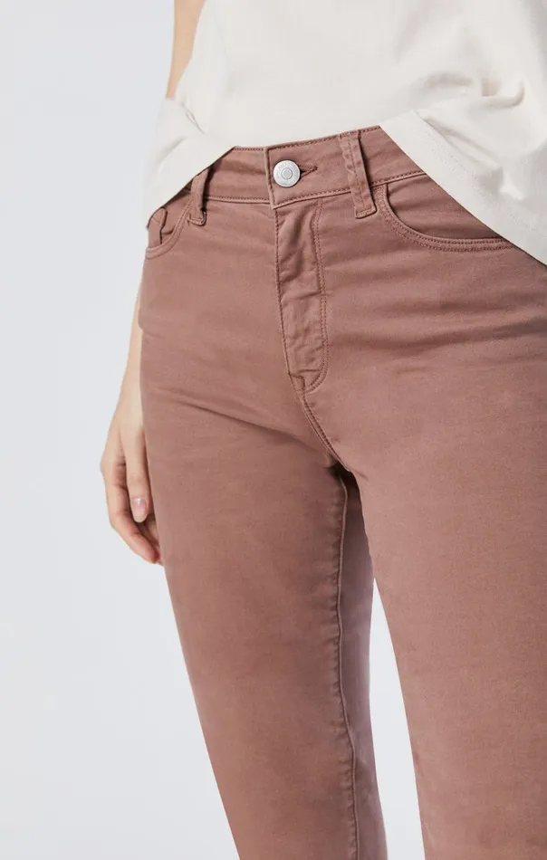 Alissa Super Skinny Pants In Acorn Sateen Twill Women Mavi Jeans Pants