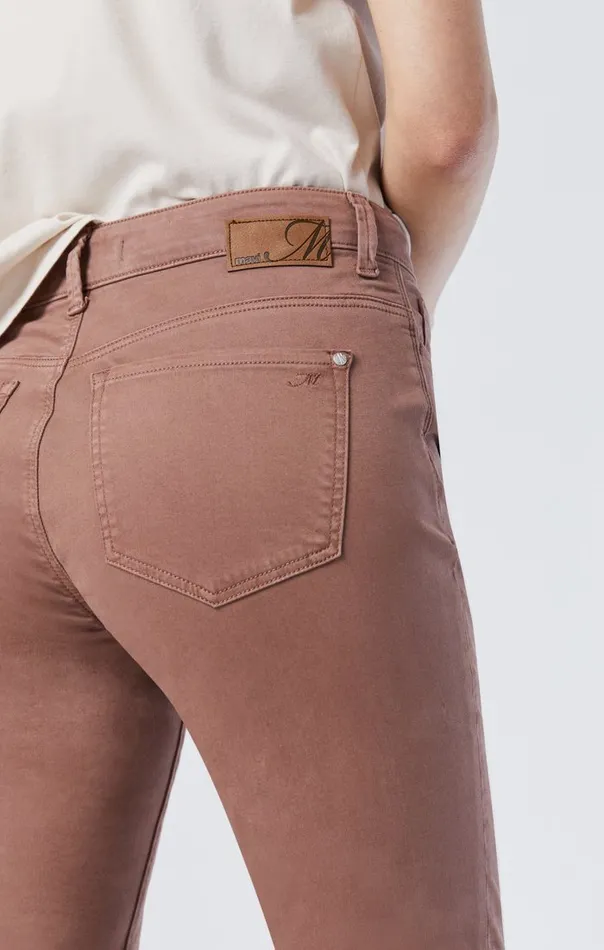Alissa Super Skinny Pants In Acorn Sateen Twill Women Mavi Jeans Pants