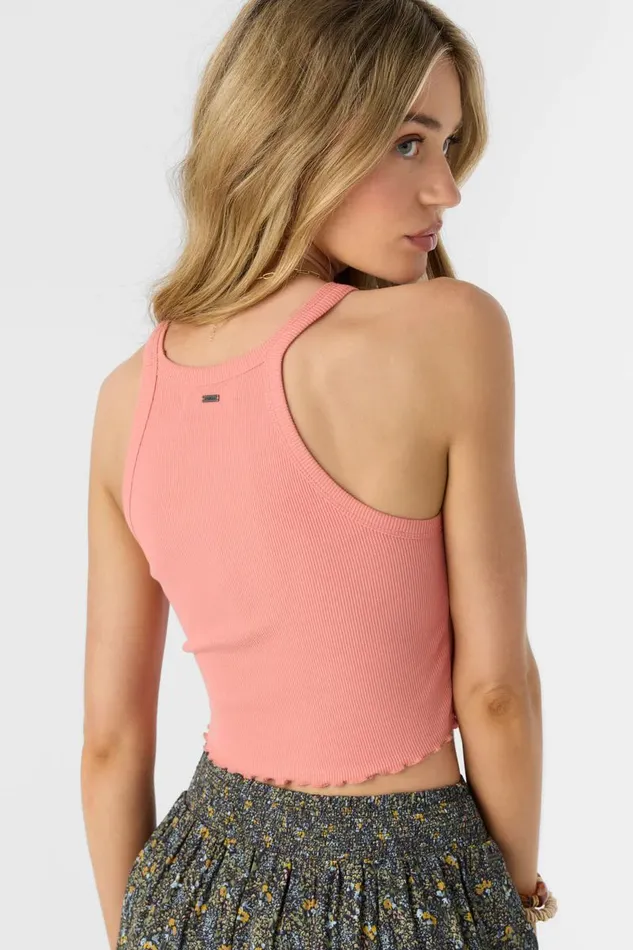 ALYX RIB KNIT TANK TOP Canyon Clay Women O039NEILL Collections