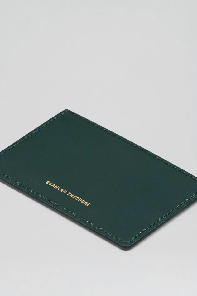 Bags Women Scanlan Theodore FLAT CARD HOLDER Forest Bags Women Scanlan Theodore FLAT CARD HOLDER Forest