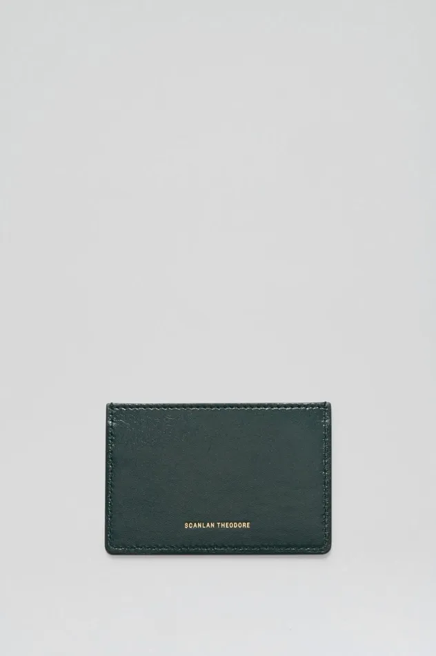 Bags Women Scanlan Theodore FLAT CARD HOLDER Forest Bags Women Scanlan Theodore FLAT CARD HOLDER Forest