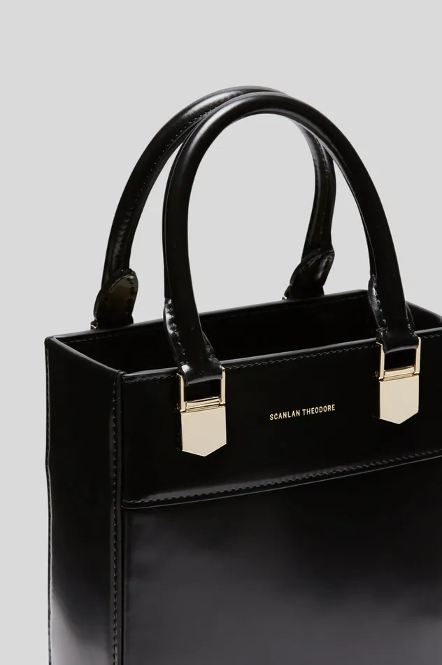 Bags Women Scanlan Theodore MINI SHOPPER Black Bags Women Scanlan Theodore MINI SHOPPER Black