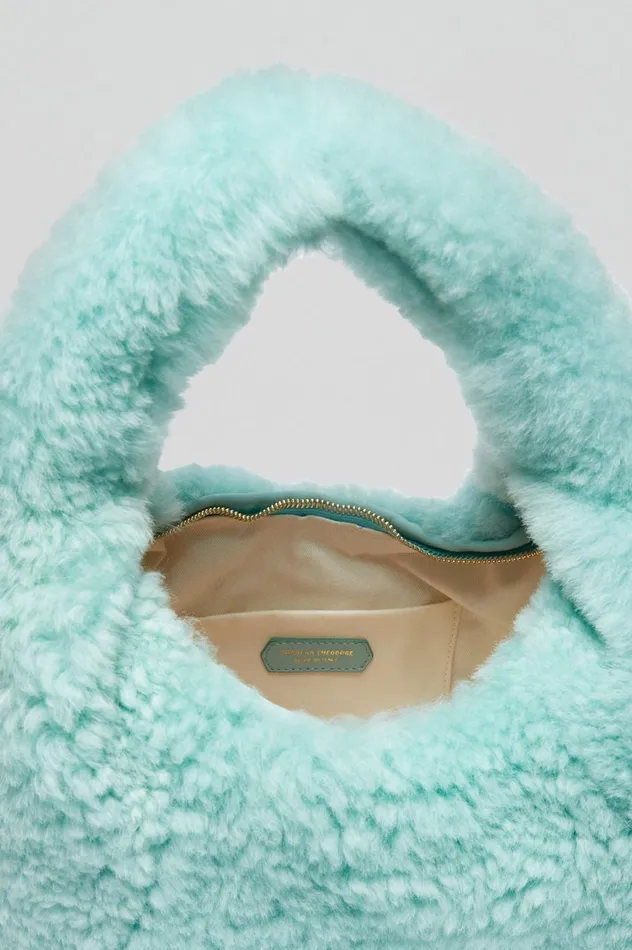 Bags Women Scanlan Theodore SHEARLING GABRIELLA Seafoam Bags Women Scanlan Theodore SHEARLING GABRIELLA Seafoam