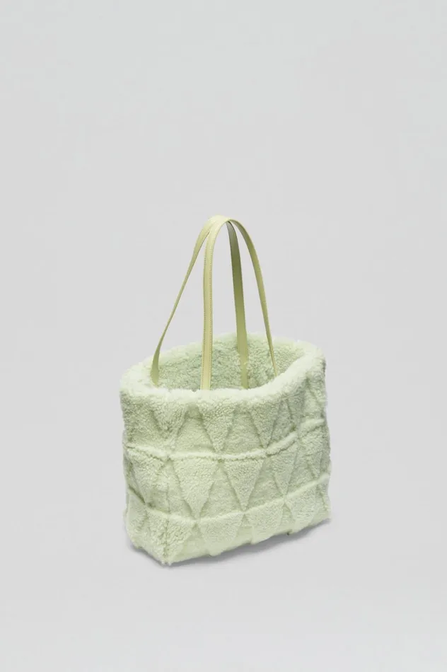 Bags Women Scanlan Theodore SHEARLING TOTE Mint Bags Women Scanlan Theodore SHEARLING TOTE Mint