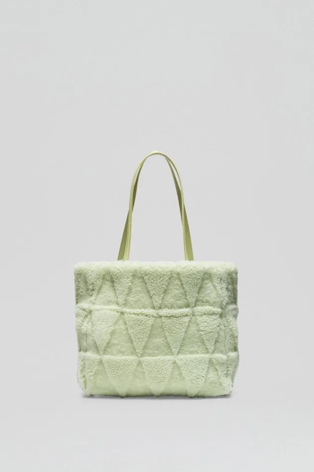 Bags Women Scanlan Theodore SHEARLING TOTE Mint Bags Women Scanlan Theodore SHEARLING TOTE Mint