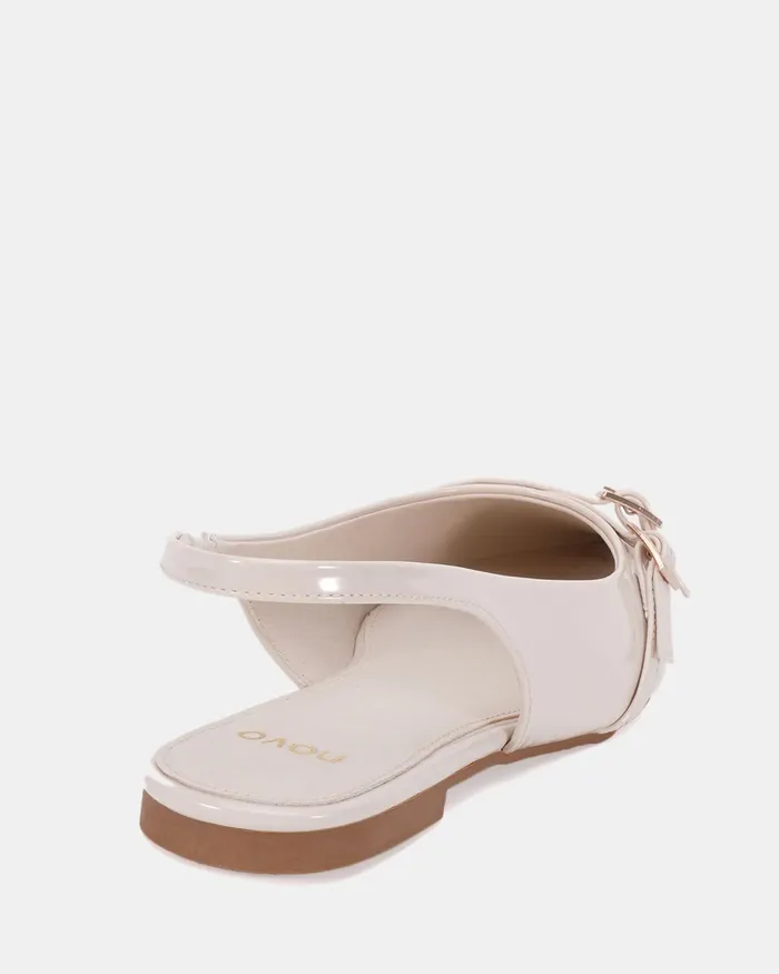 Ballet Flats NOVO Shoes Women CORDOVA CREAM PATENT Ballet Flats