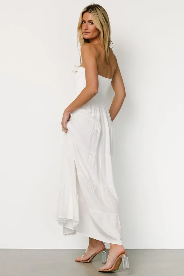 Baltic Born Bridal Women Domenica Strapless Maxi Dress Off White Baltic Born Bridal Women Domenica Strapless Maxi Dress Off White