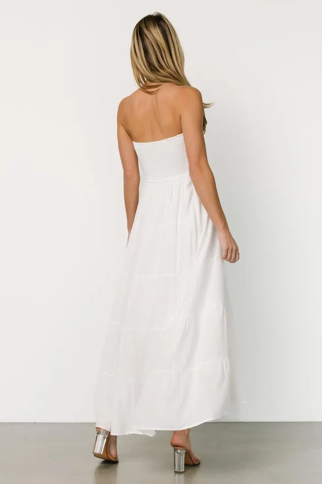 Baltic Born Bridal Women Domenica Strapless Maxi Dress Off White Baltic Born Bridal Women Domenica Strapless Maxi Dress Off White