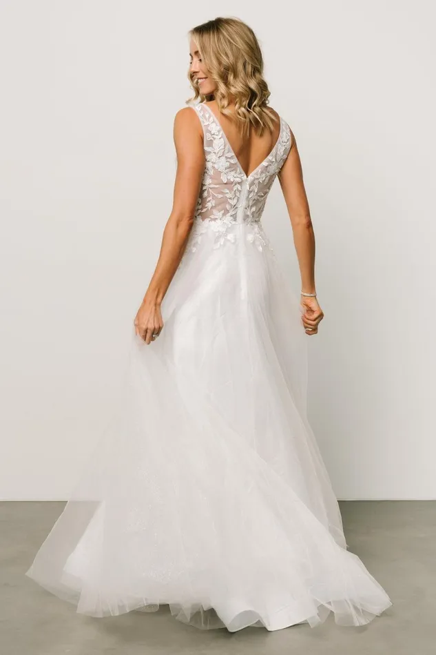 Baltic Born Bridal Women Passion Shimmer Bridal Gown White Baltic Born Bridal Women Passion Shimmer Bridal Gown White