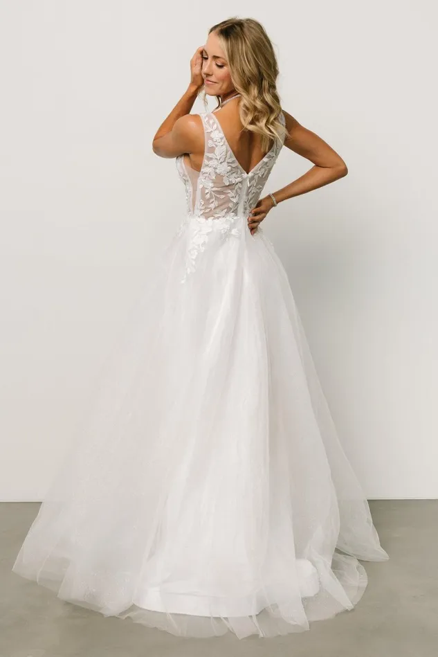 Baltic Born Bridal Women Passion Shimmer Bridal Gown White Baltic Born Bridal Women Passion Shimmer Bridal Gown White