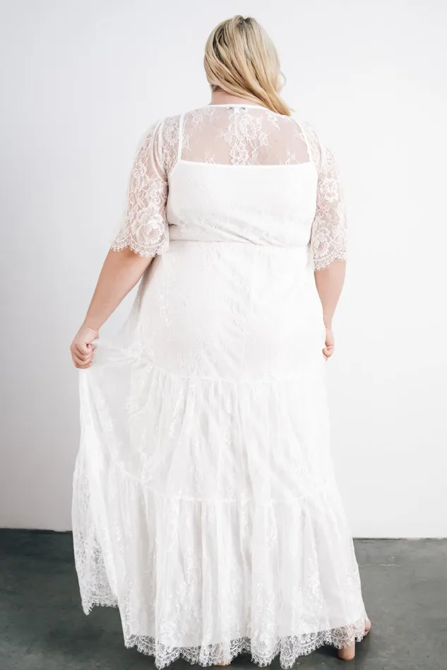 Baltic Born Bridal Women Wanderlust Lace Maxi Dress White