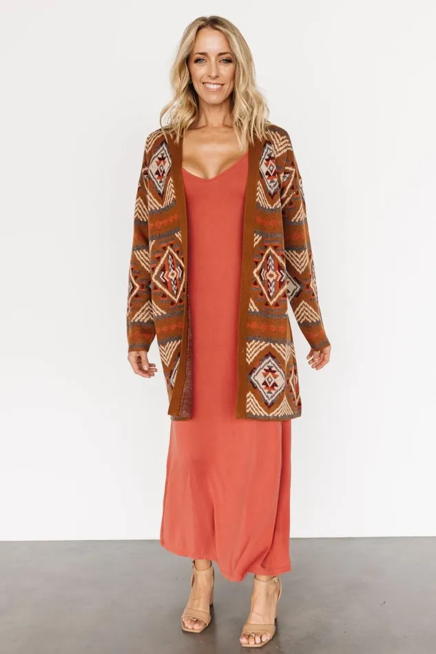 Baltic Born Cardigans Women Billings Knit Cardigan Spice Multi Baltic Born Cardigans Women Billings Knit Cardigan Spice Multi
