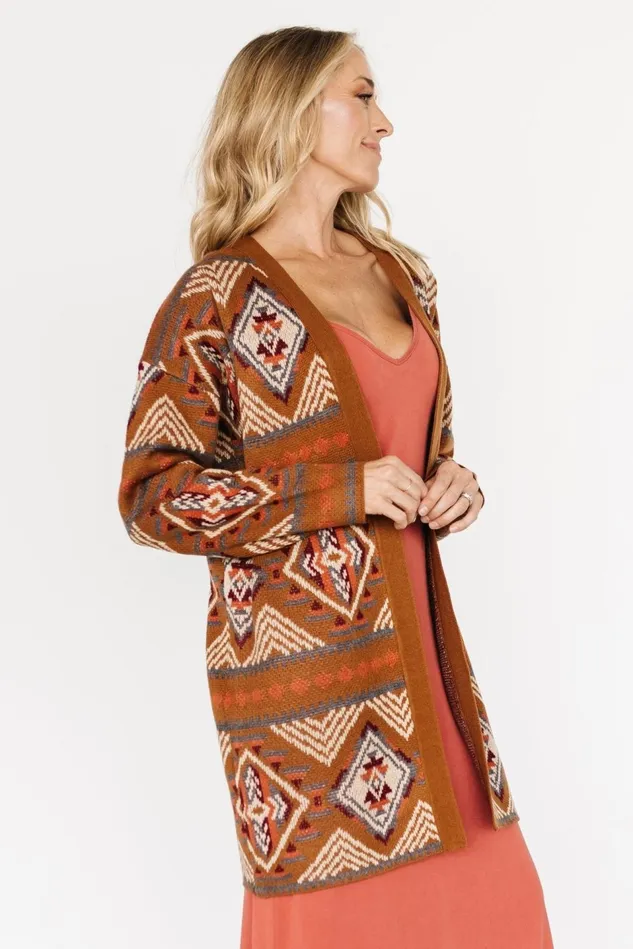 Baltic Born Cardigans Women Billings Knit Cardigan Spice Multi Baltic Born Cardigans Women Billings Knit Cardigan Spice Multi