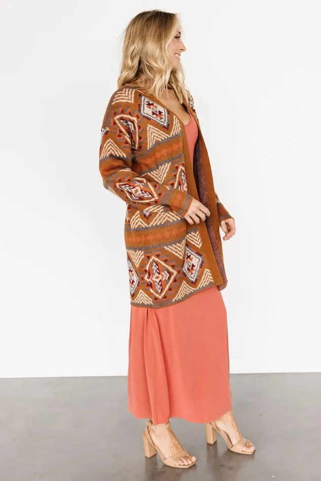 Baltic Born Cardigans Women Billings Knit Cardigan Spice Multi Baltic Born Cardigans Women Billings Knit Cardigan Spice Multi