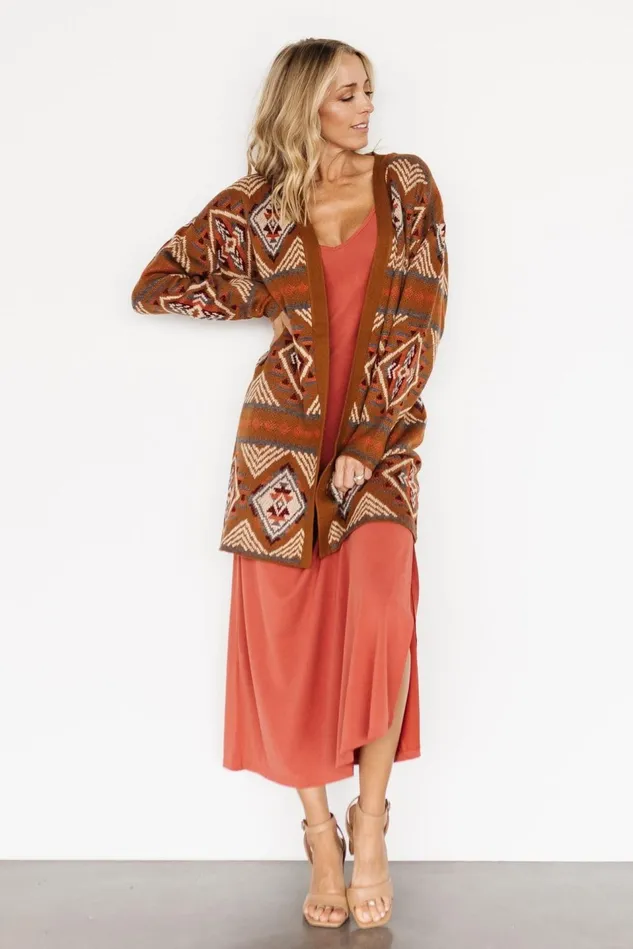 Baltic Born Cardigans Women Billings Knit Cardigan Spice Multi Baltic Born Cardigans Women Billings Knit Cardigan Spice Multi