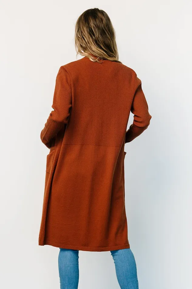 Baltic Born Cardigans Women Central Park Cardigan Rust Baltic Born Cardigans Women Central Park Cardigan Rust