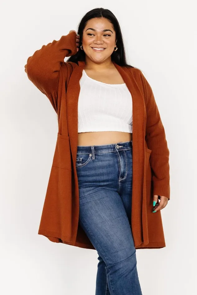Baltic Born Cardigans Women Central Park Cardigan Rust Baltic Born Cardigans Women Central Park Cardigan Rust
