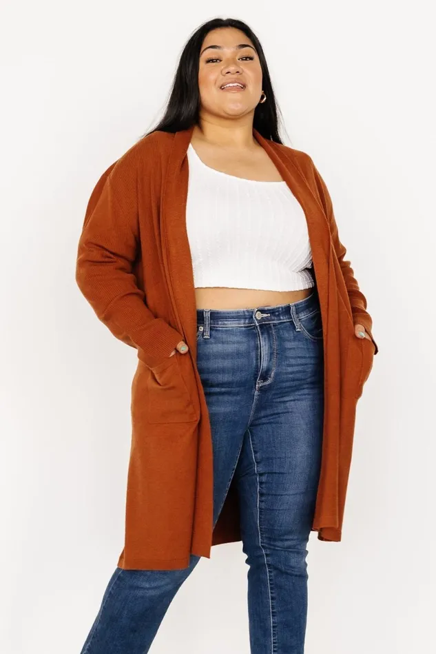Baltic Born Cardigans Women Central Park Cardigan Rust Baltic Born Cardigans Women Central Park Cardigan Rust