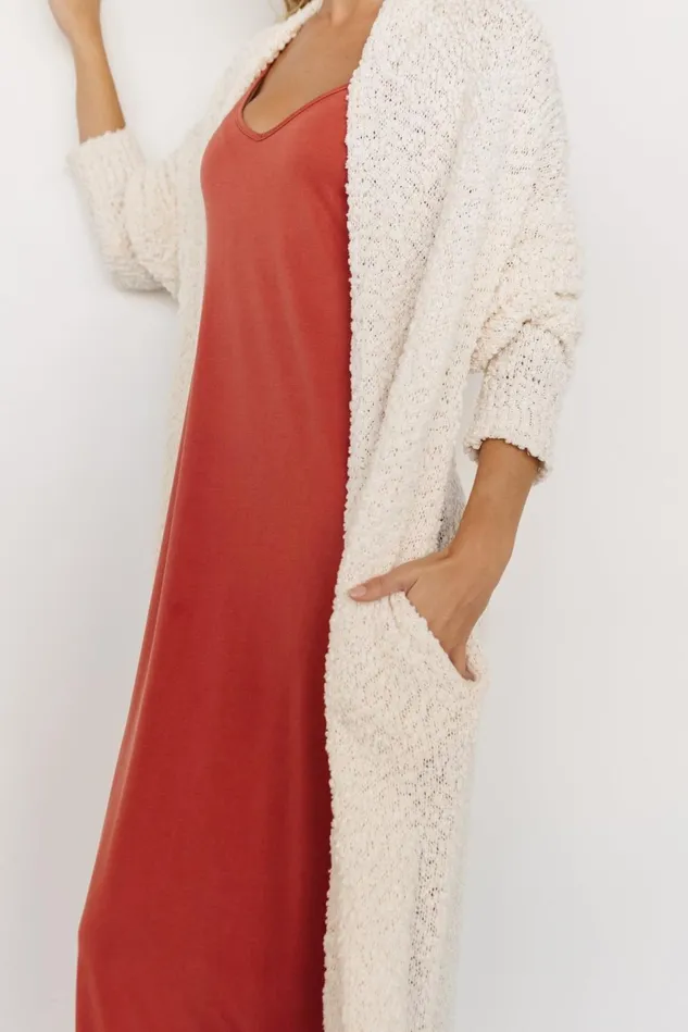 Baltic Born Cardigans Women Zonda Long Cardigan Cream Baltic Born Cardigans Women Zonda Long Cardigan Cream