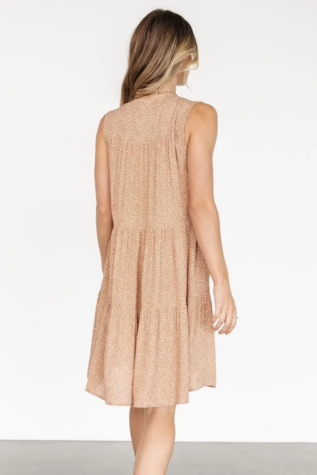 Baltic Born Cover Ups Women Malone Button Down Short Dress Camel Baltic Born Cover Ups Women Malone Button Down Short Dress Camel
