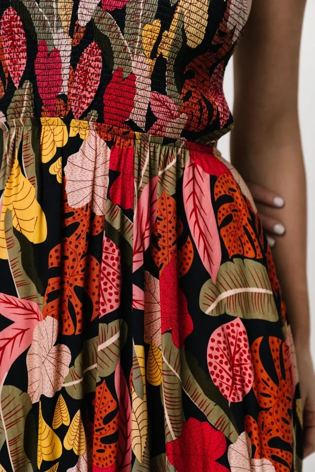 Baltic Born Maxi Dresses Women Kota Halter Maxi Dress Navy Multi Print Baltic Born Maxi Dresses Women Kota Halter Maxi Dress Navy Multi Print