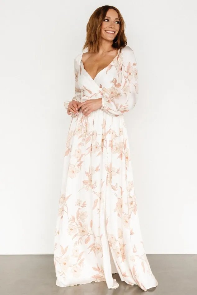 Baltic Born Maxi Dresses Women Tristan Maxi Dress White Floral
