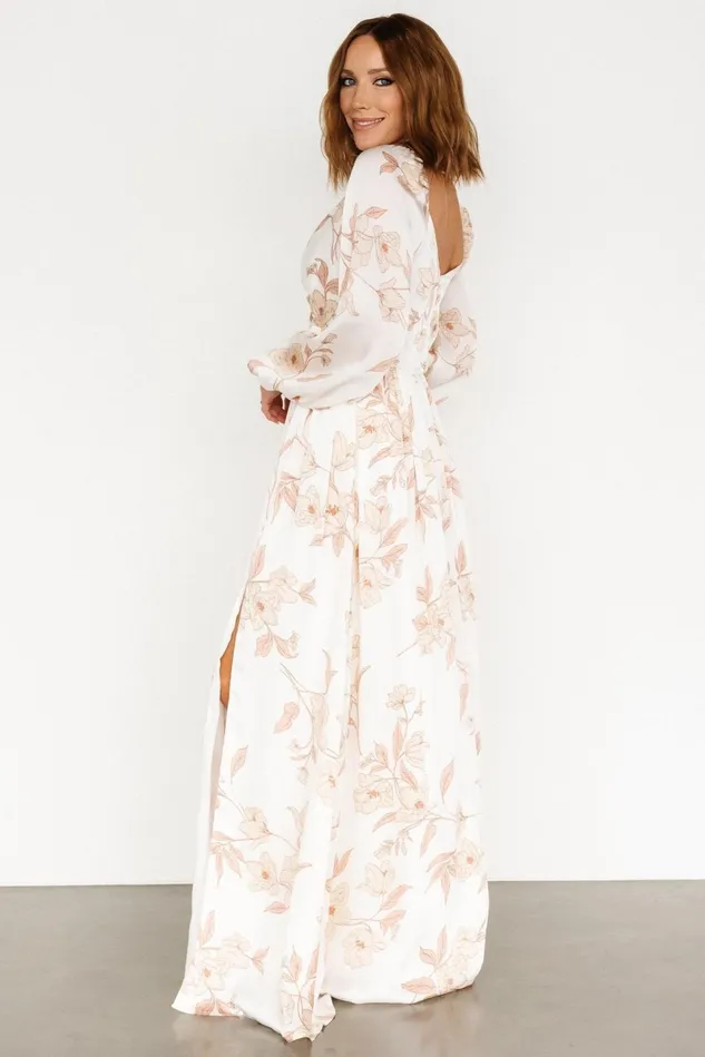 Baltic Born Maxi Dresses Women Tristan Maxi Dress White Floral Baltic Born Maxi Dresses Women Tristan Maxi Dress White Floral