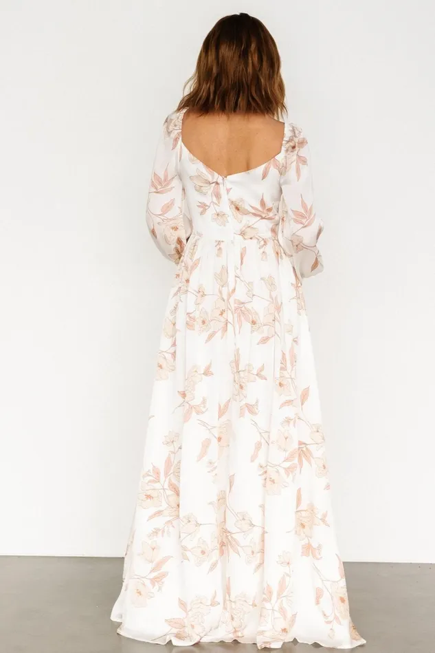 Baltic Born Maxi Dresses Women Tristan Maxi Dress White Floral Baltic Born Maxi Dresses Women Tristan Maxi Dress White Floral