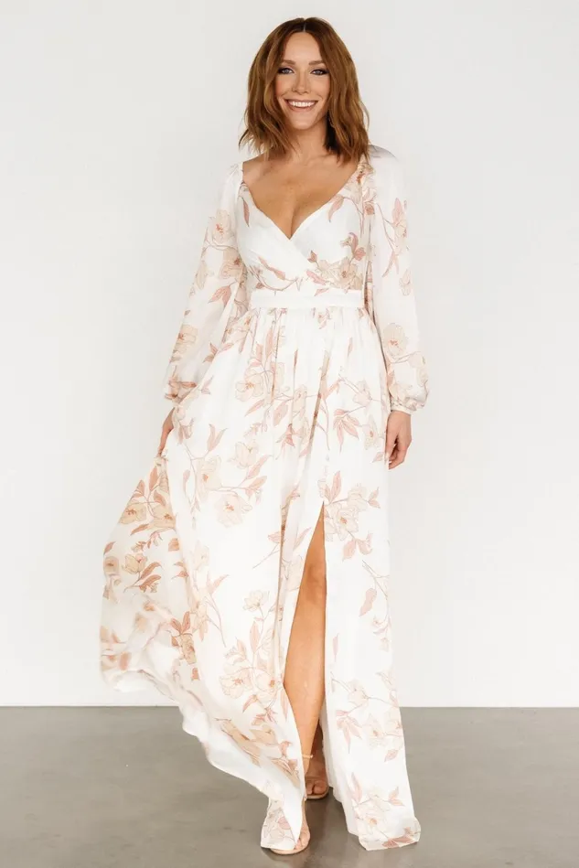 Baltic Born Maxi Dresses Women Tristan Maxi Dress White Floral Baltic Born Maxi Dresses Women Tristan Maxi Dress White Floral