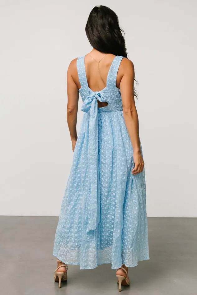 Baltic Born Midi Dresses Women Thalia Embroidered Tank Midi Dress Blue Baltic Born Midi Dresses Women Thalia Embroidered Tank Midi Dress Blue